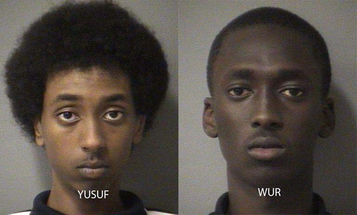 Elyas Yusuf and Minyaal Wur are among four men charged in two human trafficking investigations in Peel Region. 