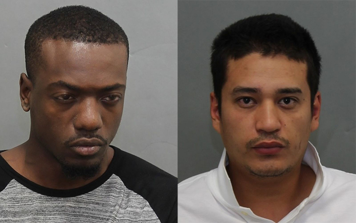 Nestor Pintoschew, 27, and Francois Kesly, 25, were arrested Friday by the Toronto Police Human Trafficking Enforcement Team. 