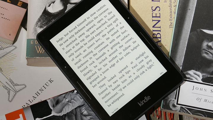 The Kindle Voyage features brilliant auto adjusted white backlit screen for reading anywhere