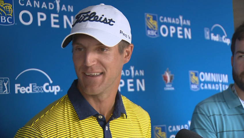 Garrett Rank from Elmira, Ont., earned a spot in the U.S. Open on Monday by finishing tied for first at a regional qualifying tournament.