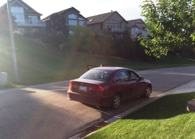 Cochrane RCMP released this photo on Monday, July 27, 2016 following a robbery at a home along Gleneagles Estates Lane. 