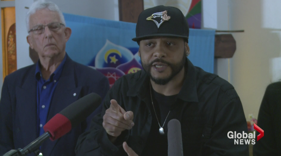 Iraq war resister Rodney Watson asks Prime Minister Justin Trudeau to help him stay in Canada. 
