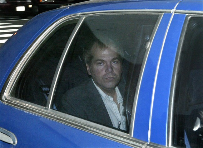 In this Nov. 18, 2003 file photo, John Hinckley Jr. arrives at U.S. District Court in Washington.
