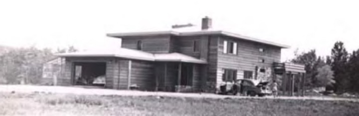 A photo of the Yorath House circa 1951.