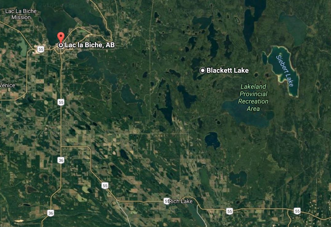 Blackett Lake east of Lac La Biche, Alta.