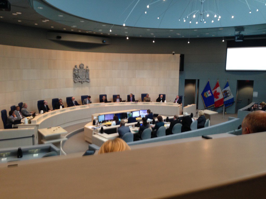 A file photo of an Edmonton City Council meeting.
