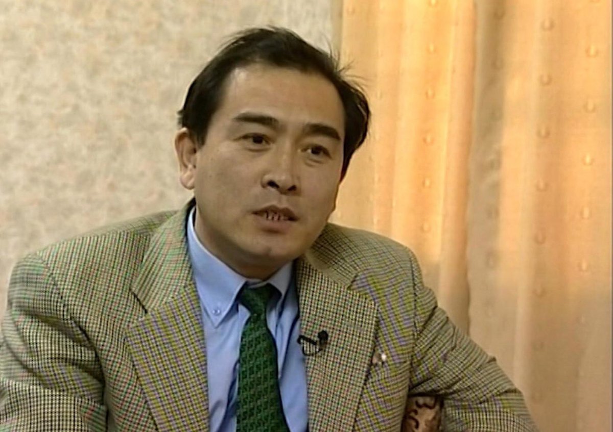 This is an image taken from video taken on April 5, 2004 of Thae Yong Ho,  North Korean diplomat speaking  during an interview in Pyongyang. 