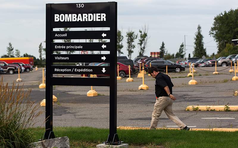 Bombardier factory in La Pocatiere, Que., on Aug. 24, 2016.
