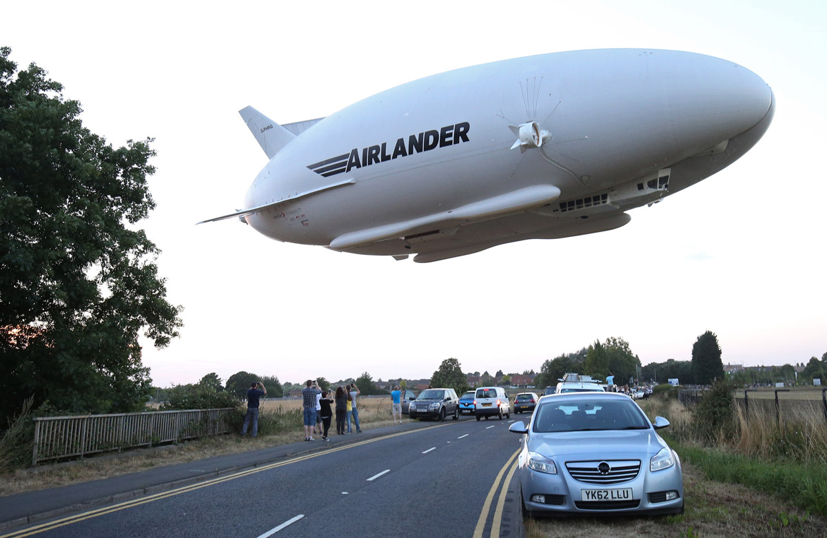 Airlander, giant helium-filled airship, takes off for 1st time