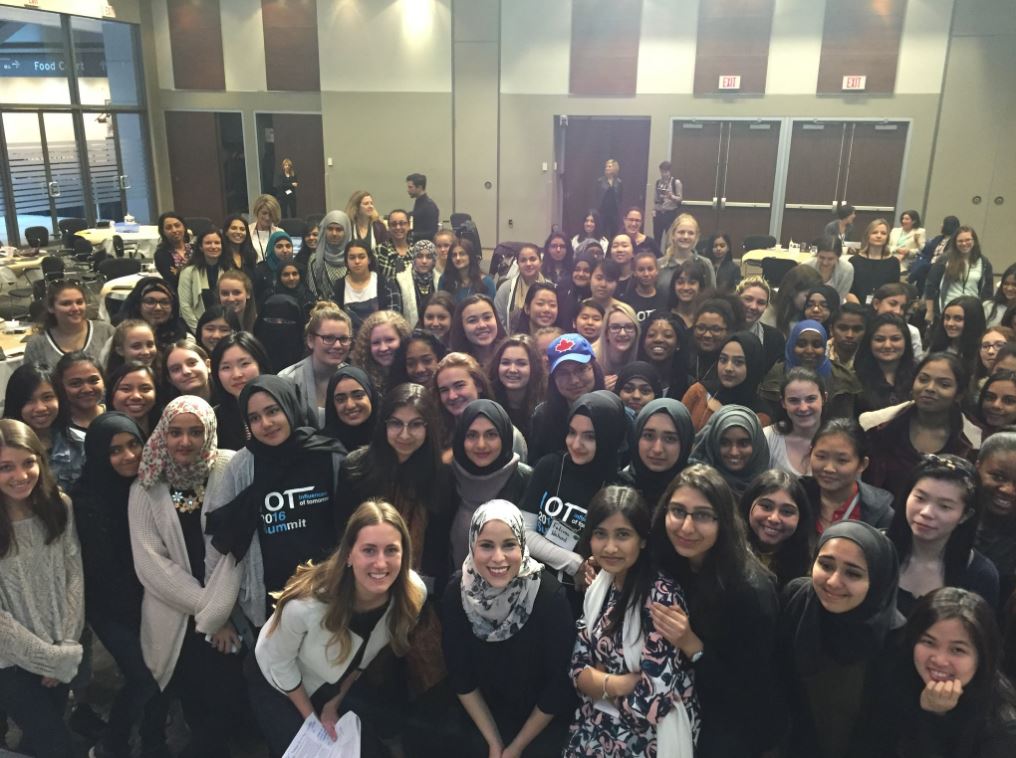 Dr. Alaa Murabit, UN Sustainable Development Goals Global Advocate and UN high level commissioner, speaks to young Muslim women in Toronto.