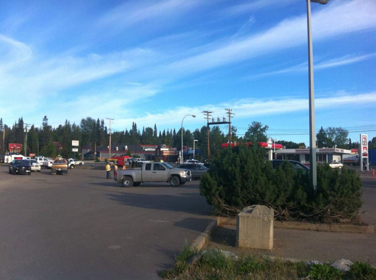 A flagger was killed in Prince George on Tuesday.