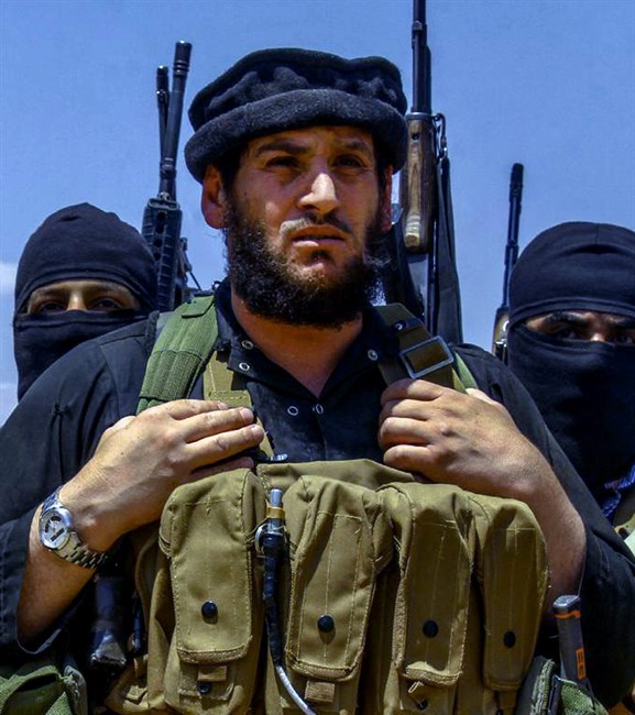 Abu Muhammed al-Adnani, IS’s spokesman and chief strategist. (Militant Photo via AP)
