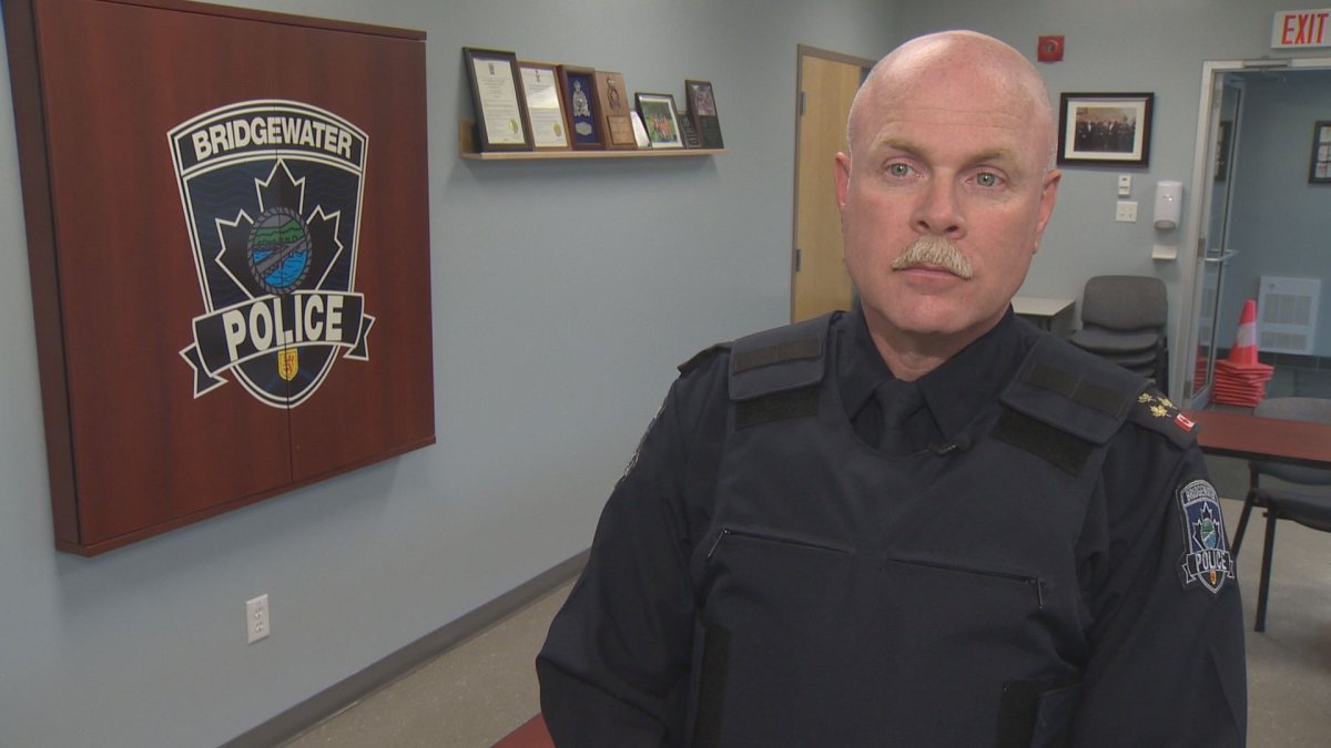 John Collyer is the chief of the Bridgewater Police Force and has been charged with three sex charges.