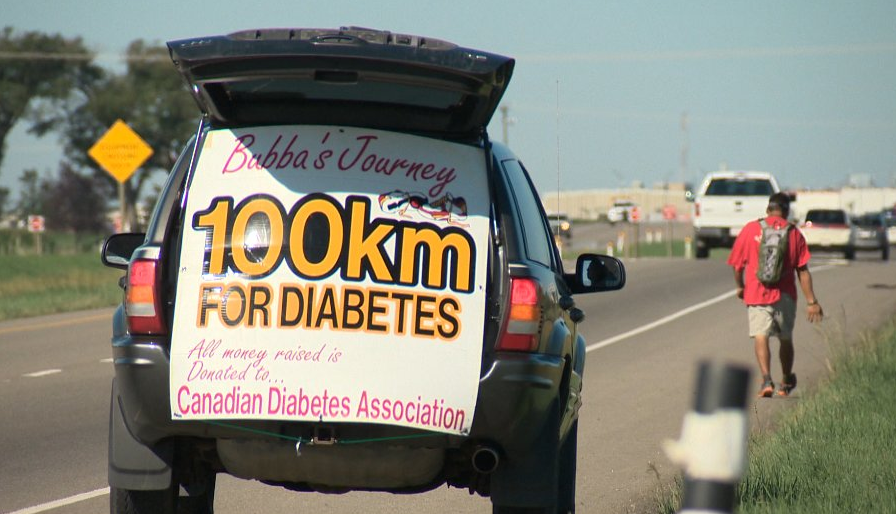 100km walk to bring awareness for diabetes