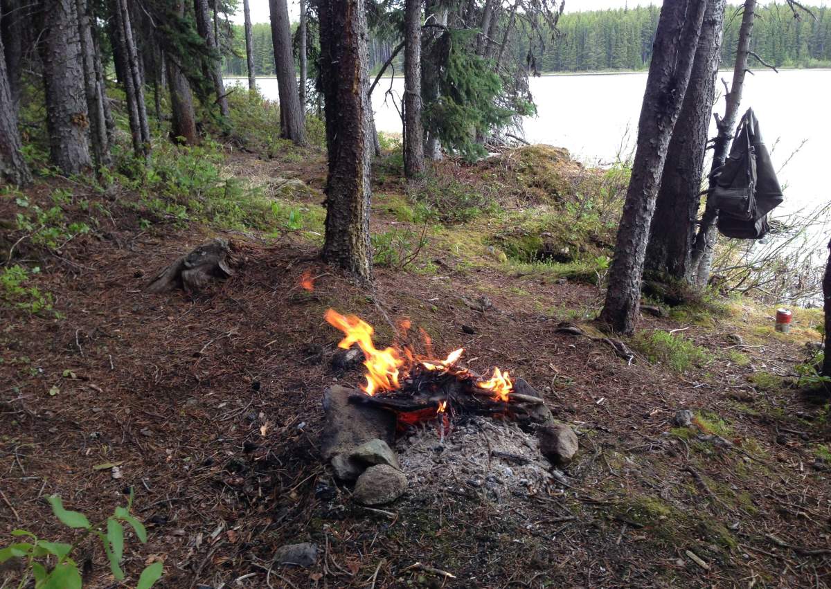 Be extremely careful with campfires.