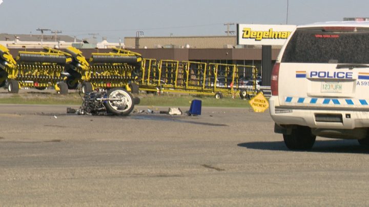 RCMP are investigating a serious collision just north of Regina on Highway 6 and Industrial Drive.