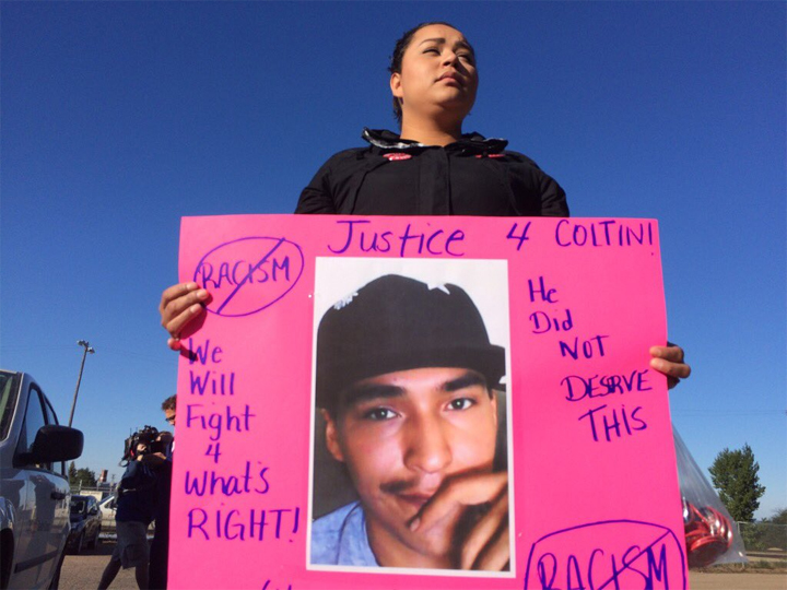 Gerald Stanley pleads not guilty in shooting death of Colten Boushie as hundreds rally outside of North Battleford, Sask., provincial court.