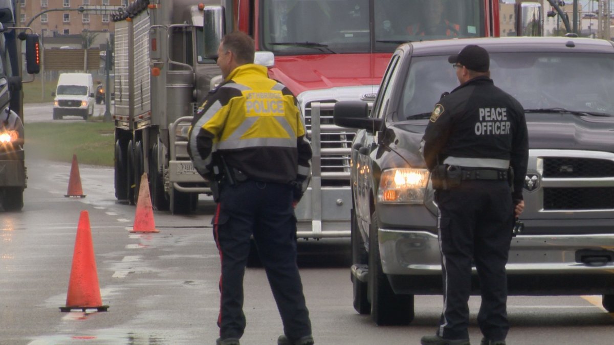 The annual commercial vehicle inspection began Tuesday and will continue until Thursday.