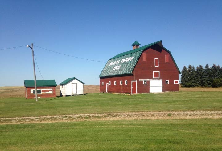 Aug. 31: This Your Saskatchewan photo was taken by Pablo Benitez of harvest now complete in Conquest.