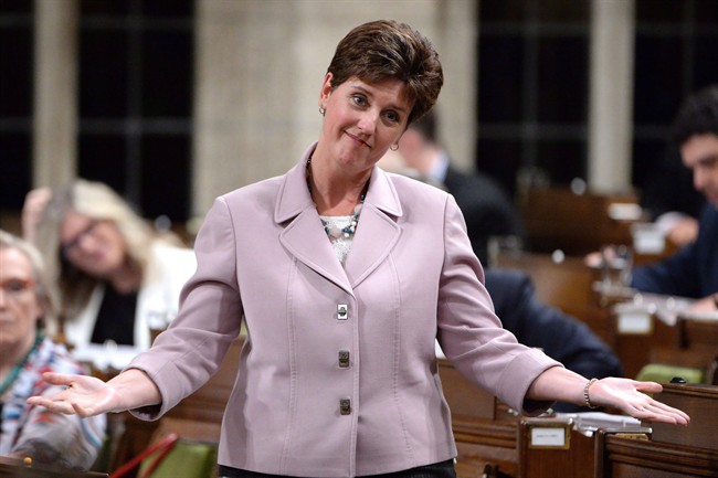 International Development Minister Marie-Claude Bibeau answers a question during question period in the House of Commons on Parliament Hill in Ottawa on Friday, June 17, 2016. 