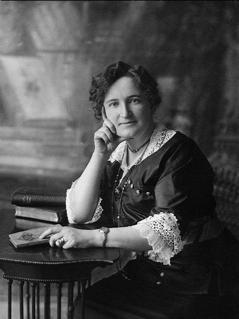 Nellie McClung is shown in an undated photo. THE CANADIAN PRESS/National Archives of Canada, C.Jessop .