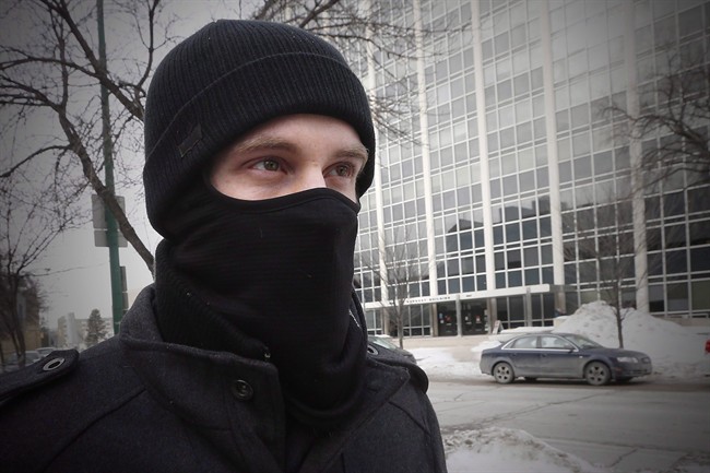 Aaron Driver leaves the Law Courts in Winnipeg, Tuesday, February 2, 2016. Terrorism suspect Aaron Driver was killed in a confrontation with police in the southern Ontario town of Strathroy. THE CANADIAN PRESS/John Woods