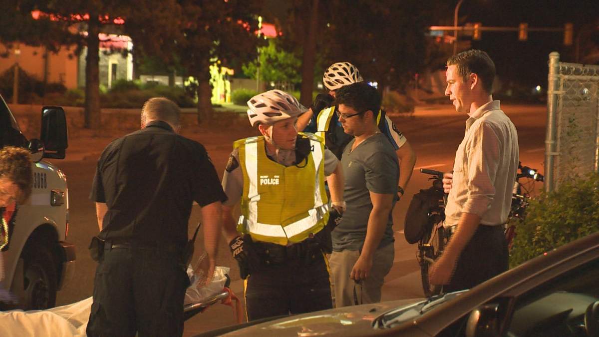 Kelowna cyclist taken to hospital after collision with vehicle ...