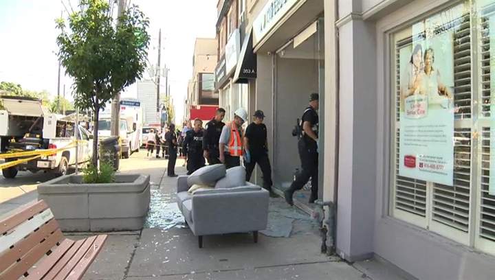 Emergency crews respond to a marijuana dispensary explosion on Aug. 19, 2016. 