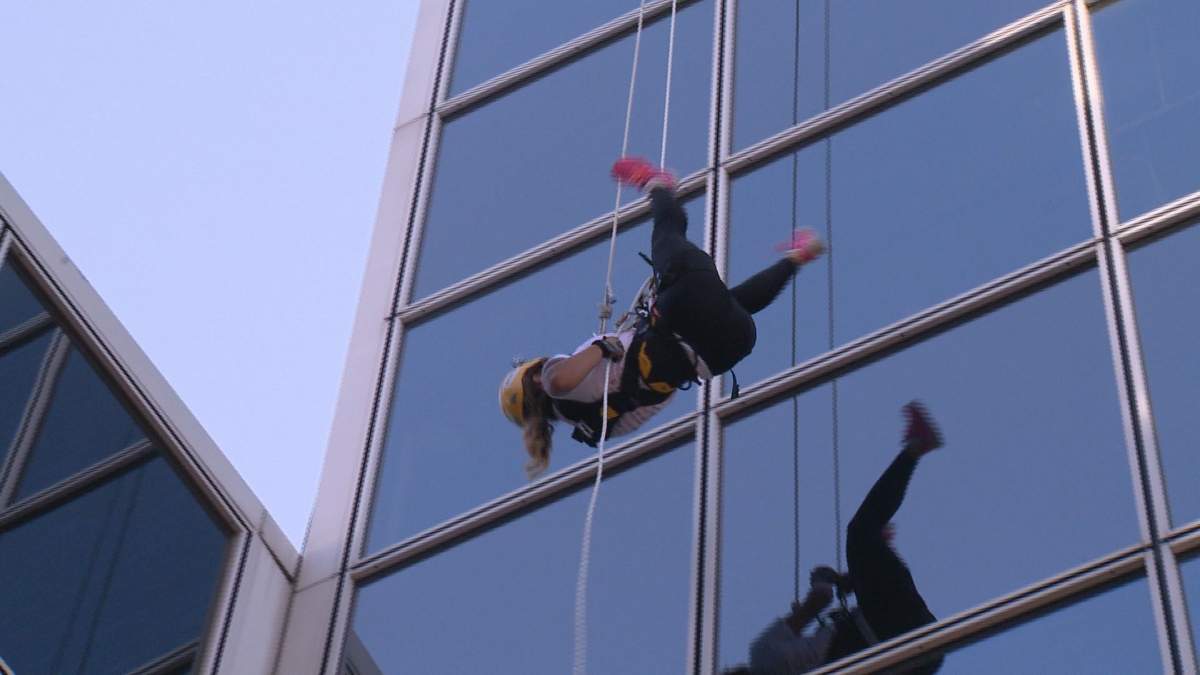 Some daring participants attempted flips and other tricks.