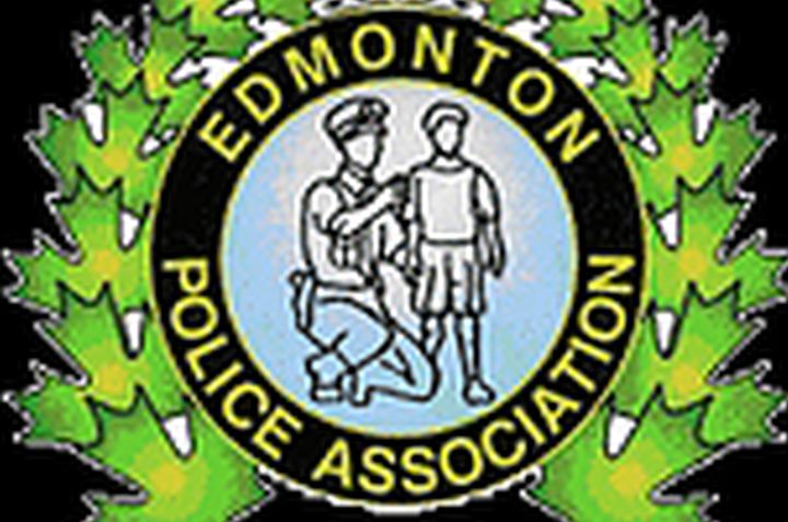 Part of the logo for the Edmonton Police Association is shown.