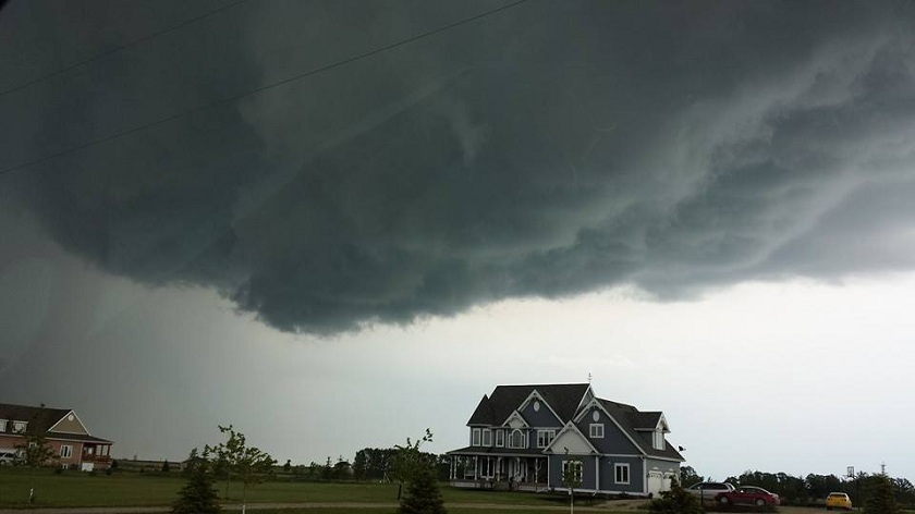 File photo of threatening weather in Manitoba.