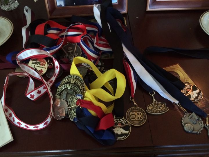 The family said Fernanda collected about 30 basketball medals.