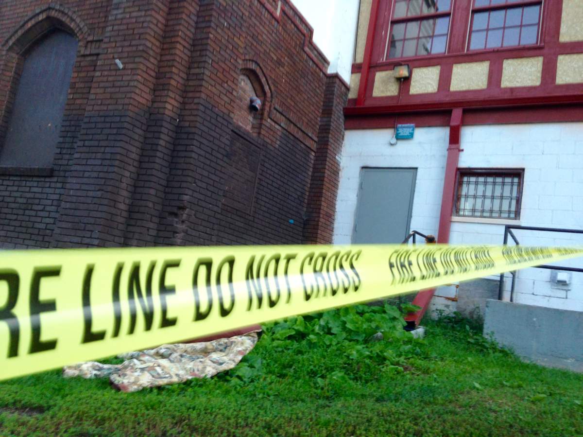 The Granite Curling Club has been taped off after a confirmed ammonia leak Sunday night.