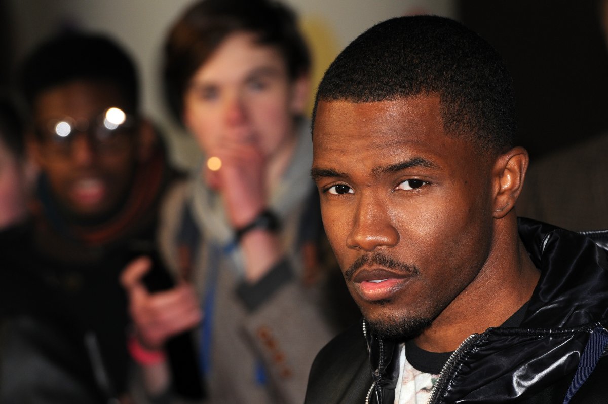 Frank Ocean attends the Brit Awards 2013 at the 02 Arena on February 20, 2013 in London, England. 