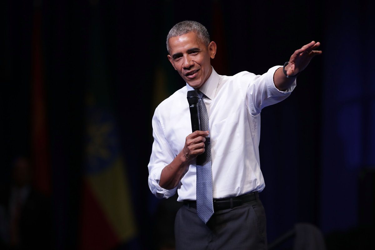  U.S. President Barack Obama addresses the Presidential Summit of the Mandela Washington Fellowship for Young African Leaders at the Omni Shoreham Hotel August 3, 2016 in Washington, DC. 
