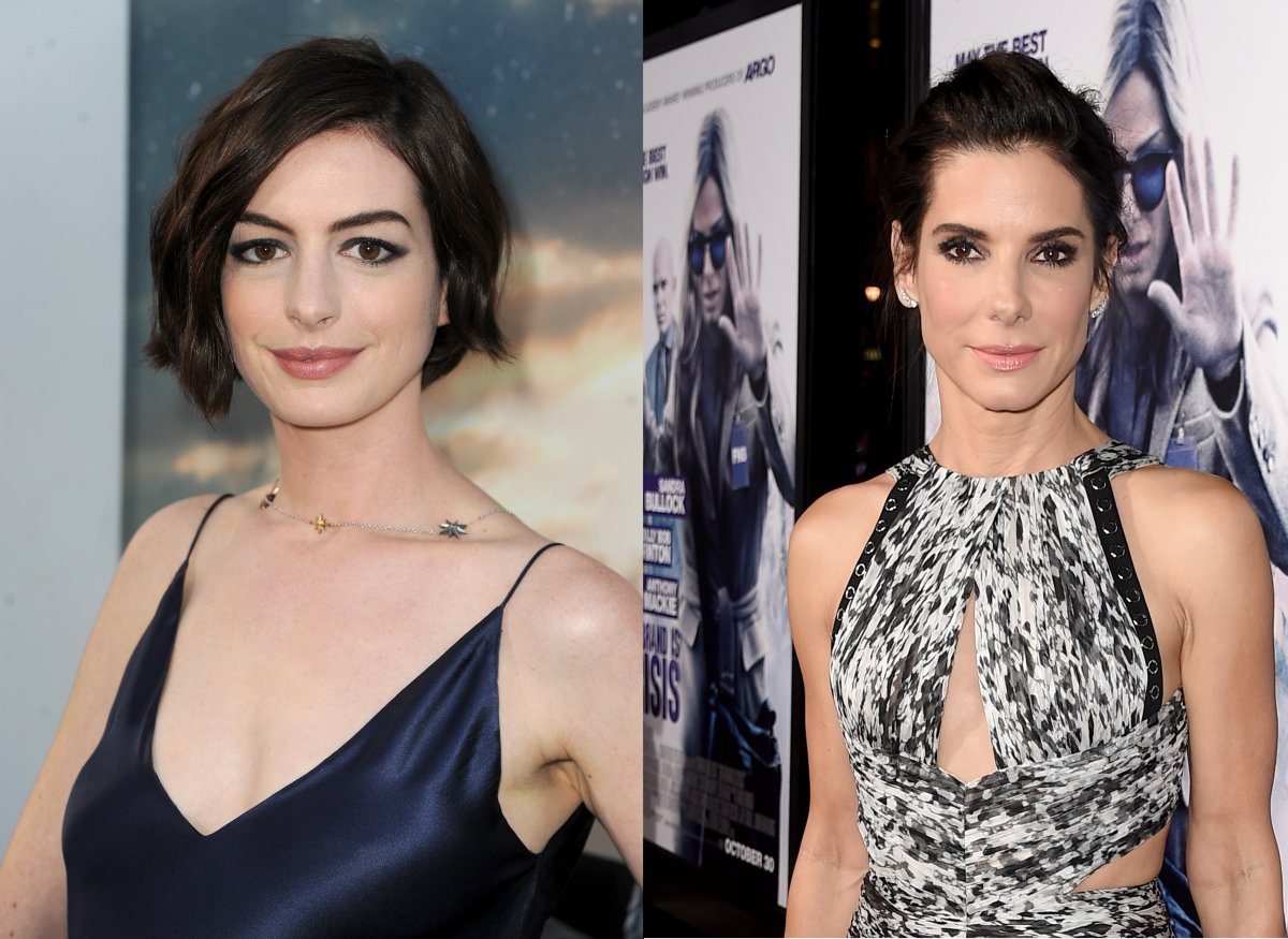 Warner Bros is moving forward with its all-female spinoff of 'Oceans Eleven' which will include Anne Hathaway and Sandra Bullock.