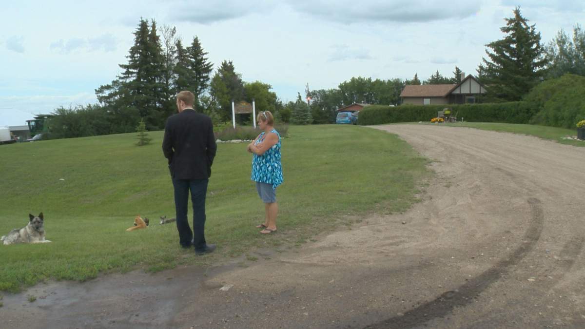 Karen Hegglin shares her concerns on how the mine may impact her family farm.