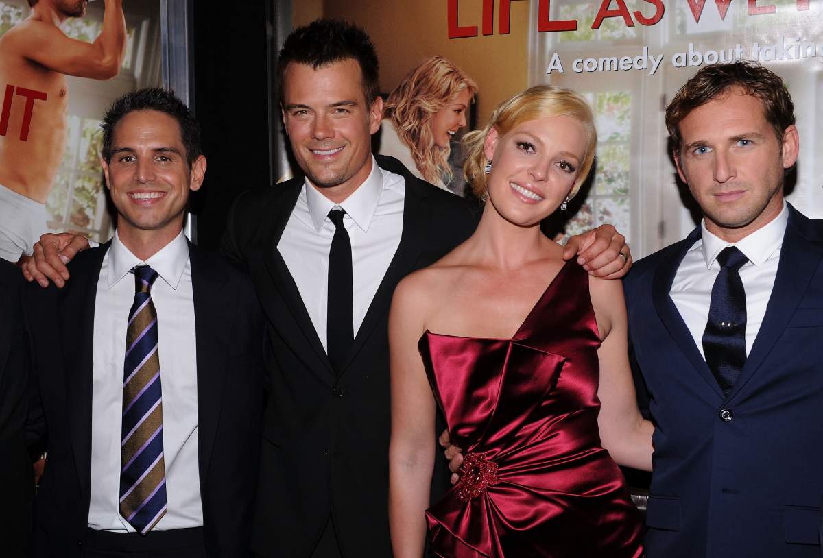 (L-R) Director Greg Berlanti, actor Josh Duhamel, actress Katherine Heigl and actor Josh Lucas attend the “Life As We Know It” premiere at the Ziegfeld Theatre on September 30, 2010 in New York City.