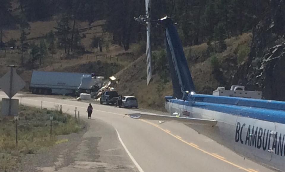 Highway 1 west of Kamloops reopens after crash Globalnews.ca