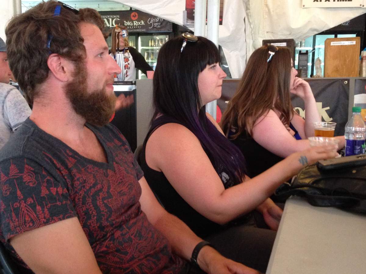 Fans watch the Hip’s final concert on their latest tour.