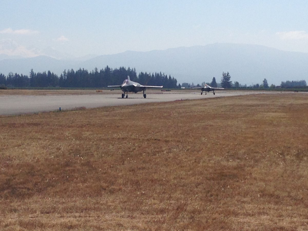 F-35 stealth fighters land in B.C. for debut at Abbotsford Airshow - image