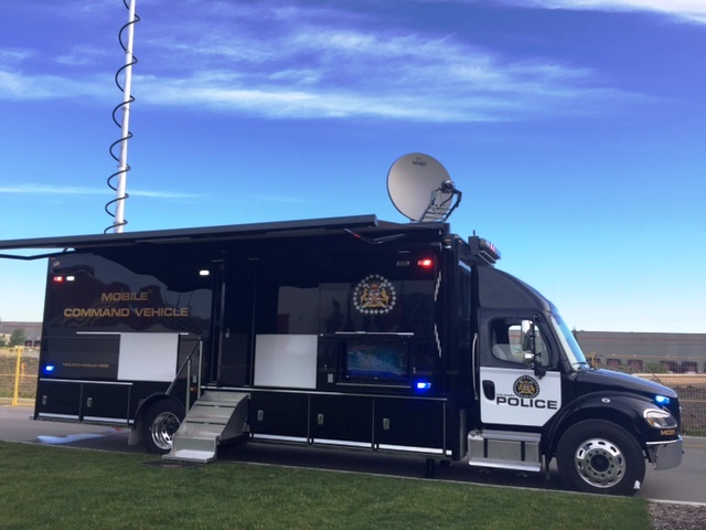A new Mobile Command Vehicle has joined the Calgary Police Service's fleet to help aid in disaster relief.
