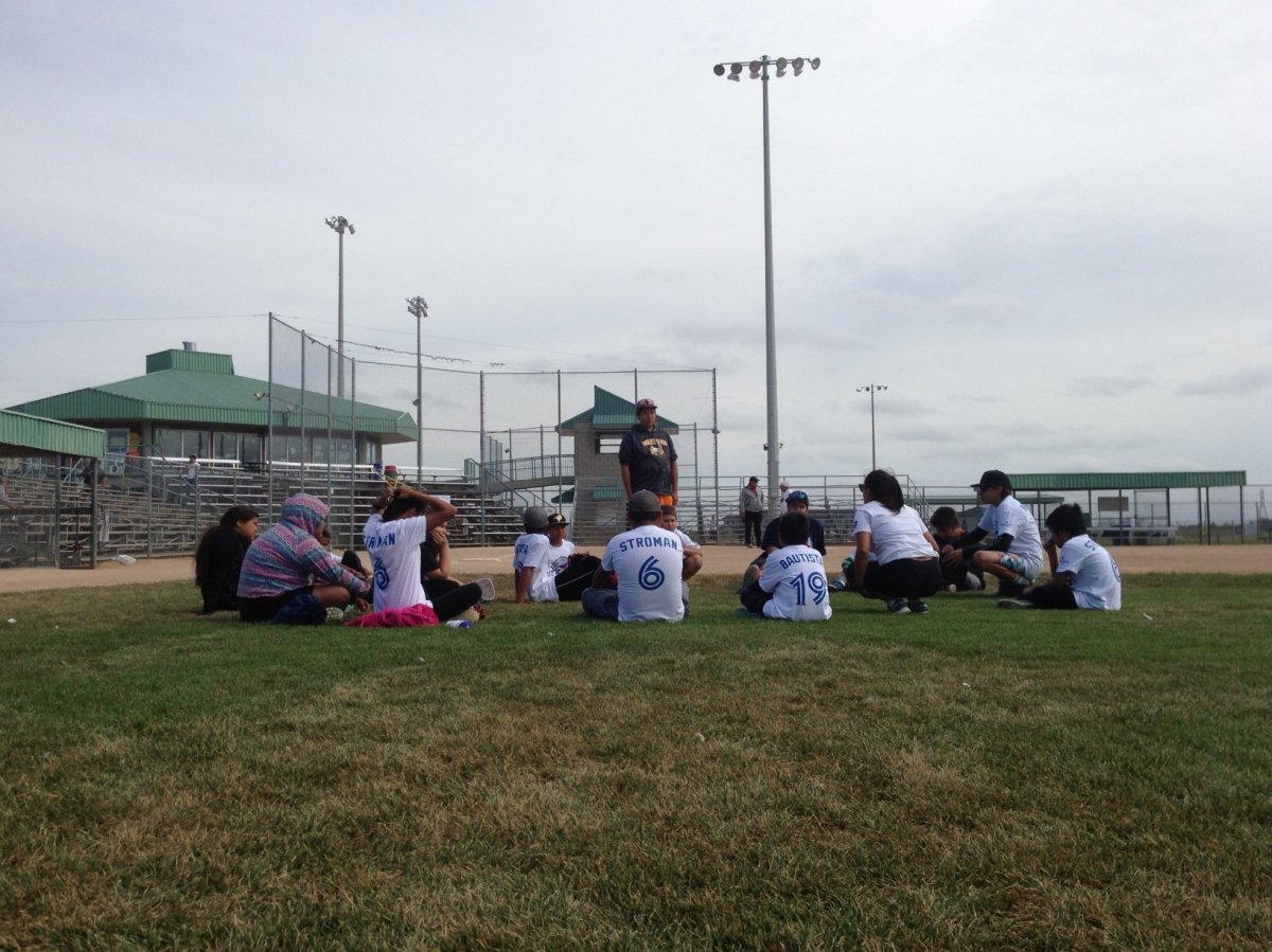Around 100 kids from 15 different First Nations communities took part in the Beyond The Ballpark tournament.
