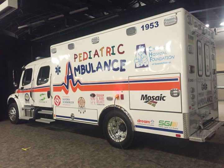 Synergy 8 reveals new pediatric ambulance for young Sask. patients - image