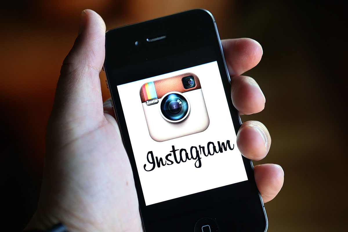 The Instagram logo is displayed on an Apple iPhone on December 18, 2012 in Fairfax, California.