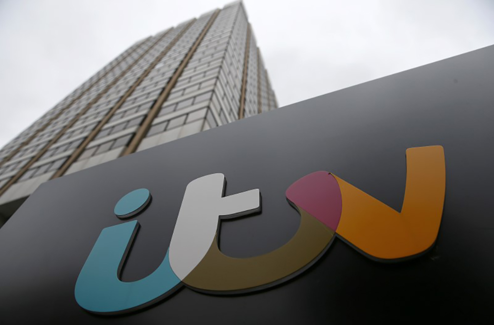 A company sign is displayed outside an ITV studio in London, Britain July 27, 2016.