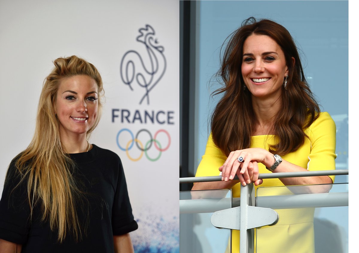 It seems that Kate Middleton has a doppelgänger competing in Rio: 24-year-old French cyclist Pauline Ferrand-Prevot. 