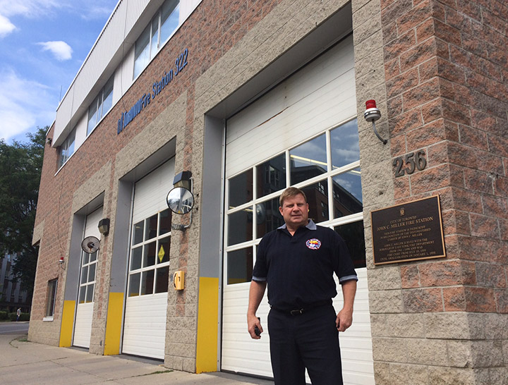 Capt. Kevin Doherty, a 28-year member of Toronto Fire Services, is advocating for additional supports for first responders who might have post-traumatic stress disorder.
