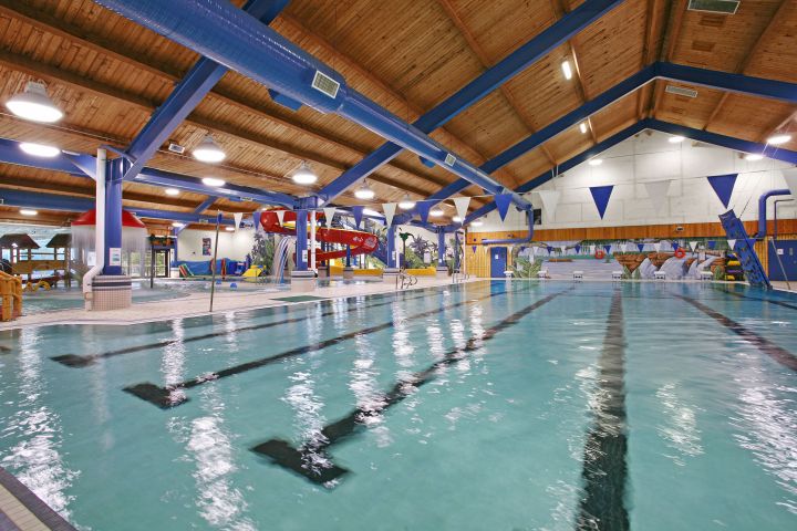 A file photo of the aquatic centre at the Leduc Recreation Centre.