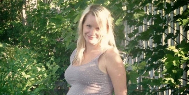 This photo shows Marie-Pier Gagné who died tragically Aug. 10, 2016, when she was struck by a car while 40 weeks pregnant.